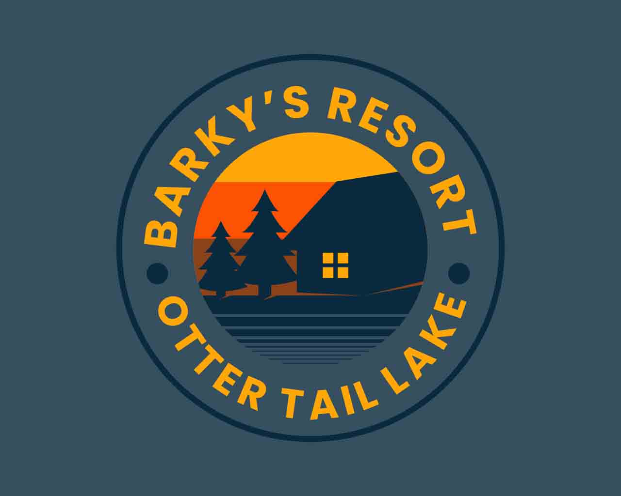 Barky’s Resort Logo