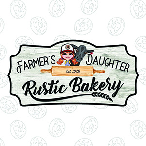 Farmer’s Daughter Rustic Bakery Logo
