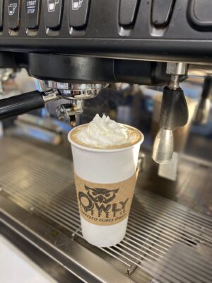 Owly Coffee Co. latte
